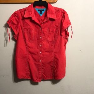 Red summer shirt